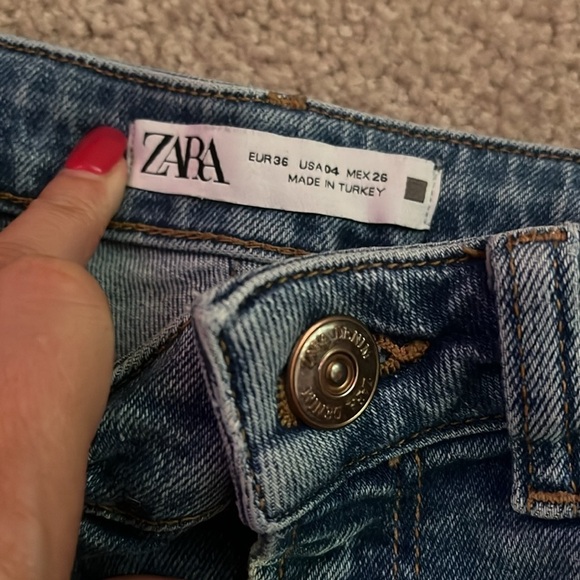 “Zara: Women Straight Leg Jeans size 4” - Picture 2 of 8